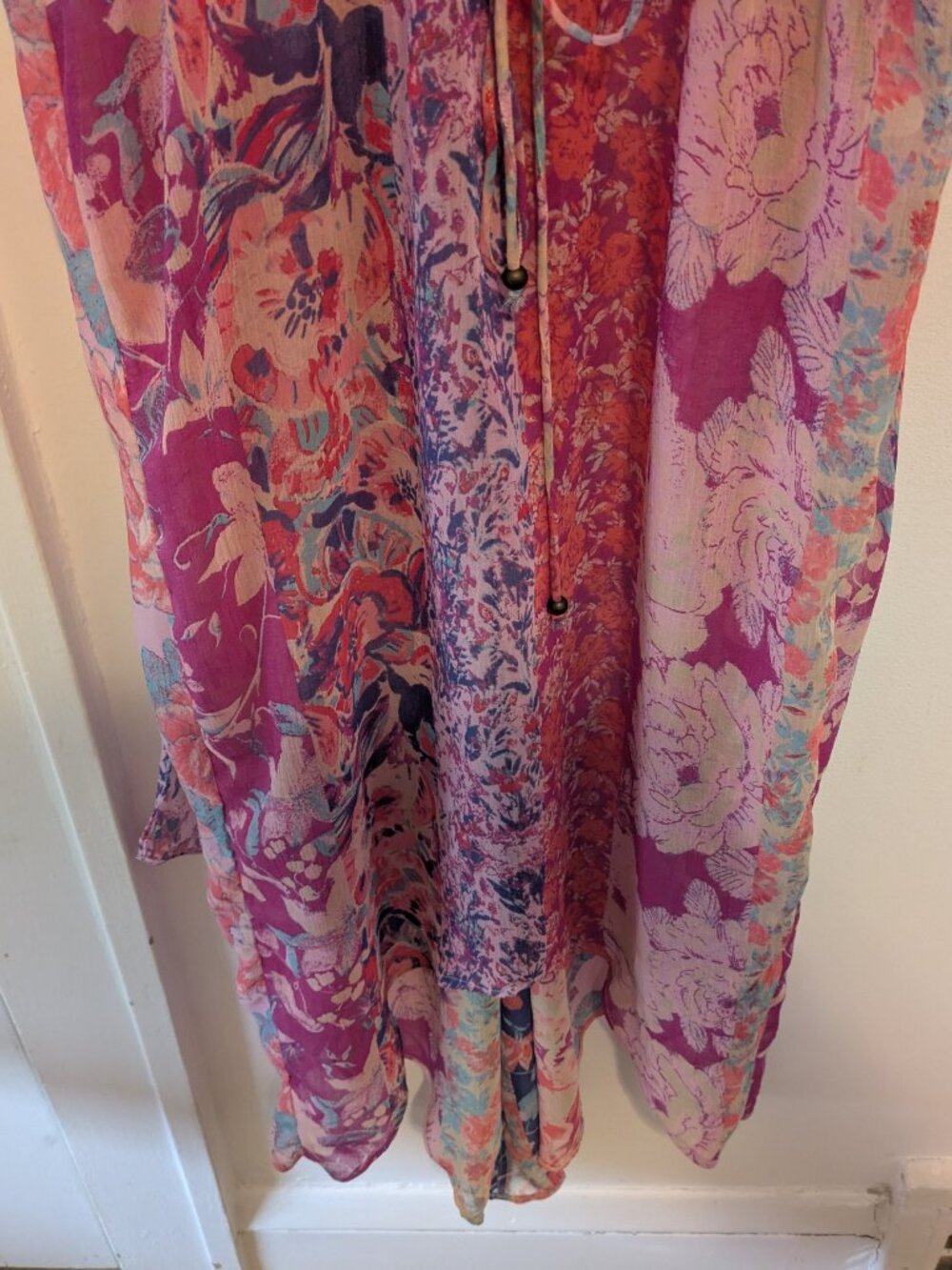 Free People Pink All The Pretty Things Tunic Slip Dress - Picture 4 of 16